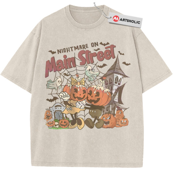 Minnie Mouse and Mickey Mouse Shirt, Halloween Shirt, Autumn Disney Shirt, Fall Animated Shirt, Vintage T-Shirt