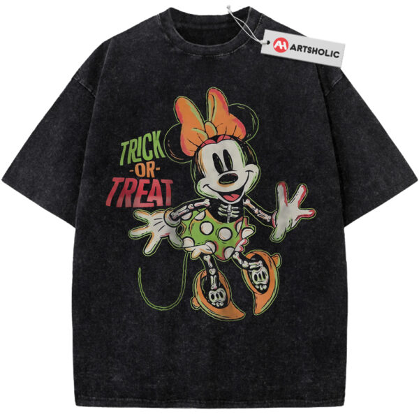 Trick or Treat Shirt, Minnie Mouse Shirt, Halloween Shirt, Disney Shirt, Animated Shirt, Vintage T-Shirt