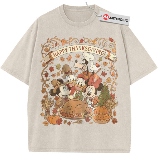Donald Duck Shirt, Mickey Mouse Shirt, Goofy Shirt, Pluto Shirt, Thanksgiving Shirt, Disney Shirt, Animated Shirt, Vintage Tee