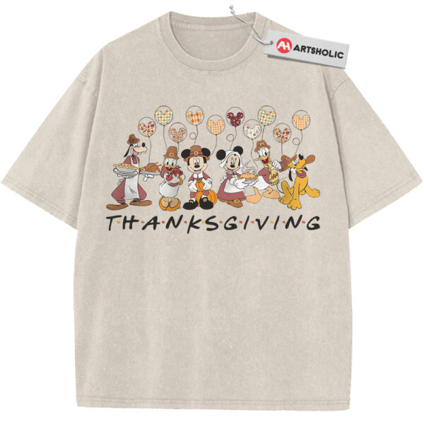 Donald Duck Shirt, Mickey Mouse Shirt, Goofy Shirt, Pluto Shirt, Thanksgiving Shirt, Disney Shirt, Animated Shirt, Vintage Tee