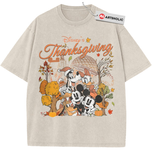 Donald Duck Shirt, Mickey Mouse Shirt, Goofy Shirt, Pluto Shirt, Thanksgiving Shirt, Disney Shirt, Animated Shirt, Vintage Tee