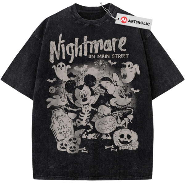 Minnie Mouse and Mickey Mouse Shirt, Halloween Shirt, Disney Shirt, Animated Shirt, Vintage T-Shirt