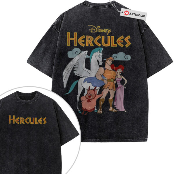 Hercules Shirt, Animated Shirt, Vintage Tee 2-Sided
