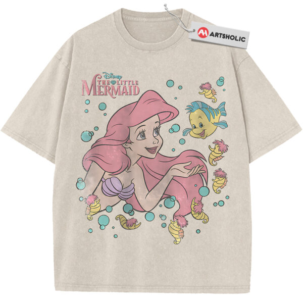 Ariel and Flounder Shirt, The Little Mermaid Shirt, Animated Shirt, Vintage T-Shirt