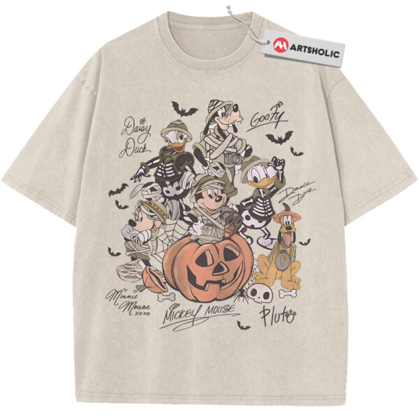 Donald Duck Shirt, Mickey Mouse Shirt, Goofy Shirt, Pluto Shirt, Halloween Shirt, Disney Shirt, Animated Shirt, Vintage Tee