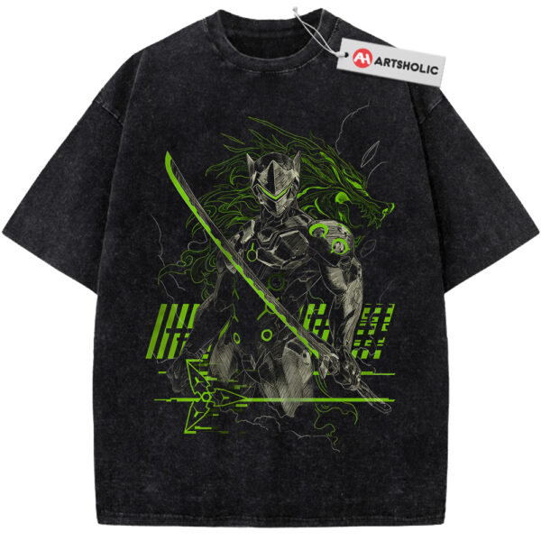 Genji Shirt, Overwatch Shirt, Game Shirt, Vintage T-Shirt
