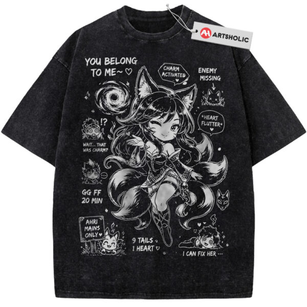 Ahri Shirt, League of Legends Shirt, LOL Shirt, Game Shirt, Vintage Tee