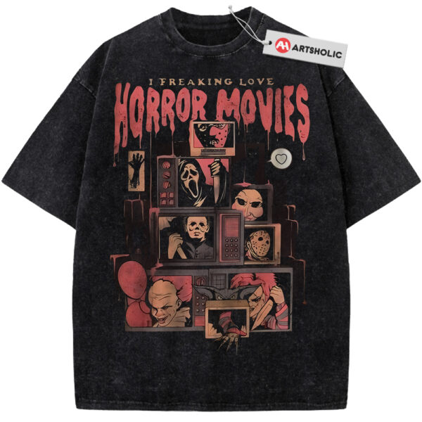 Iconic Slasher Villains Shirt, Halloween Shirt, Horror Shirt, Vintage Tee