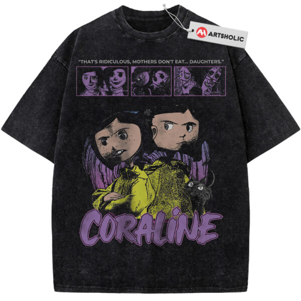 Coraline Shirt, Halloween Shirt, Animated Shirt, Vintage Tee
