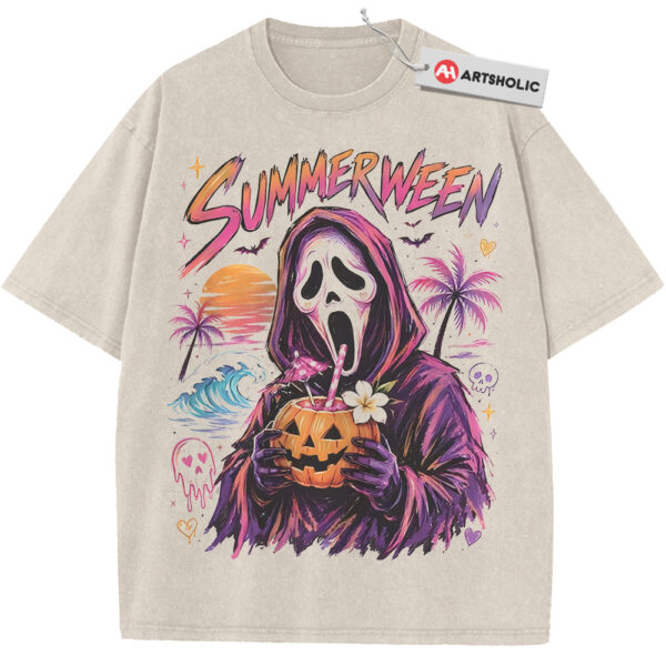 Summerween Shirt, Ghostface Shirt, Scream Shirt, Halloween Shirt, Horror Shirt, Vintage T-Shirt
