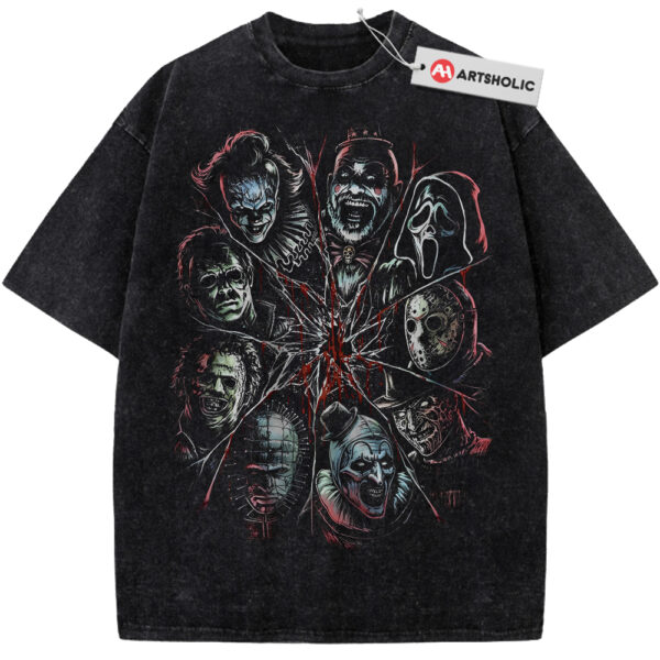 Iconic Slasher Villains Shirt, Halloween Shirt, Horror Shirt, Vintage Tee
