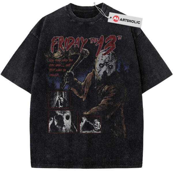 Jason Voorhees Shirt, Friday the 13th Shirt, Halloween Shirt, Horror Shirt, Vintage T-Shirt