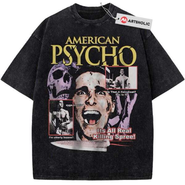 American Psycho Shirt, Halloween Shirt, Horror Movie Shirt, Vintage T-Shirt