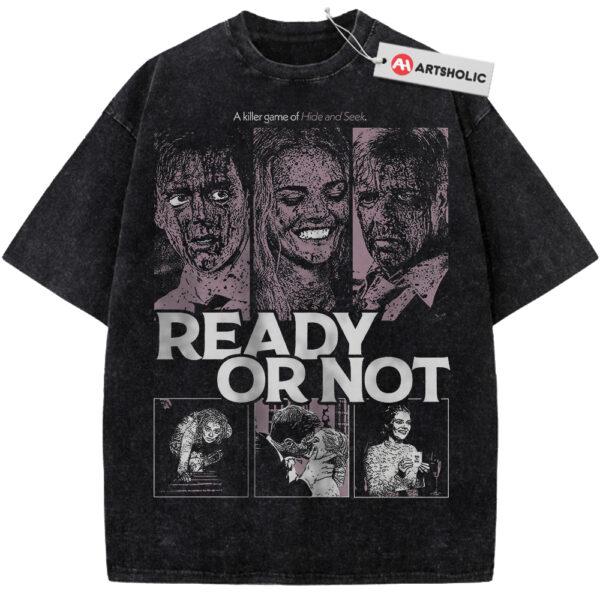 Ready or Not Shirt, Halloween Shirt, Horror Shirt, Vintage Tee