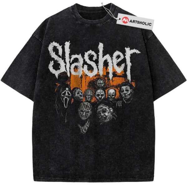 Iconic Slasher Villains Shirt, Halloween Shirt, Horror Shirt, Vintage Tee