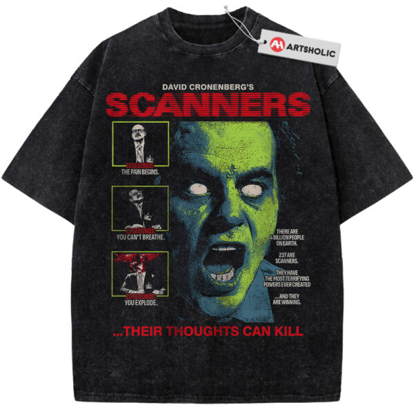 Scanners Shirt, Halloween Shirt, Horror Shirt, Vintage Tee