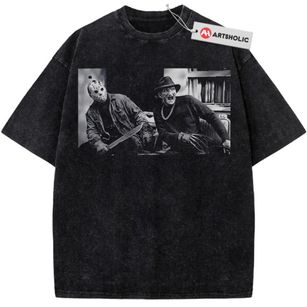 Freddy Krueger Shirt, Jason Voorhees Shirt, Halloween Shirt, Horror Shirt, Vintage T-Shirt