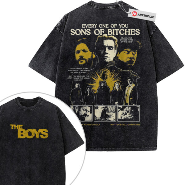 The Boys Shirt, Movie Shirt, Vintage T-Shirt 2-Sided