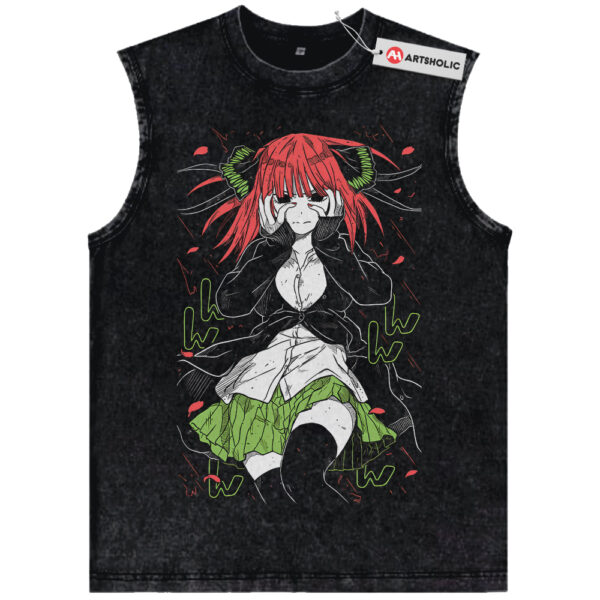 Nino Nakano Tank Top, The Quintessential Quintuplets Tank Top, Anime Tank Top, Vintage Tank Top