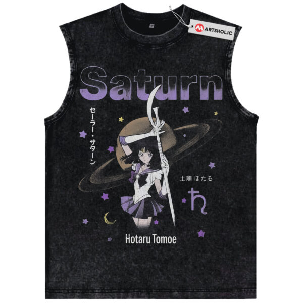 Hotaru Tomoe Tank Top, Sailor Saturn Tank Top, Sailor Moon Tank Top, Anime Tank Top, Vintage Tank Top