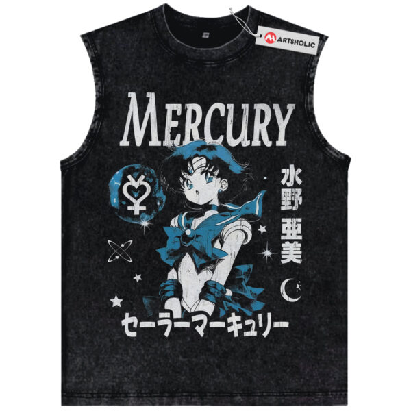 Ami Mizuno Tank Top, Sailor Mercury Tank Top, Sailor Moon Tank Top, Anime Tank Top, Vintage Tank Top