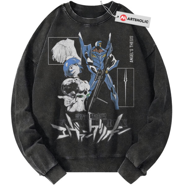 Rei Ayanami Sweatshirt, Neon Genesis Evangelion Sweatshirt, Anime Sweatshirt, Vintage Sweater