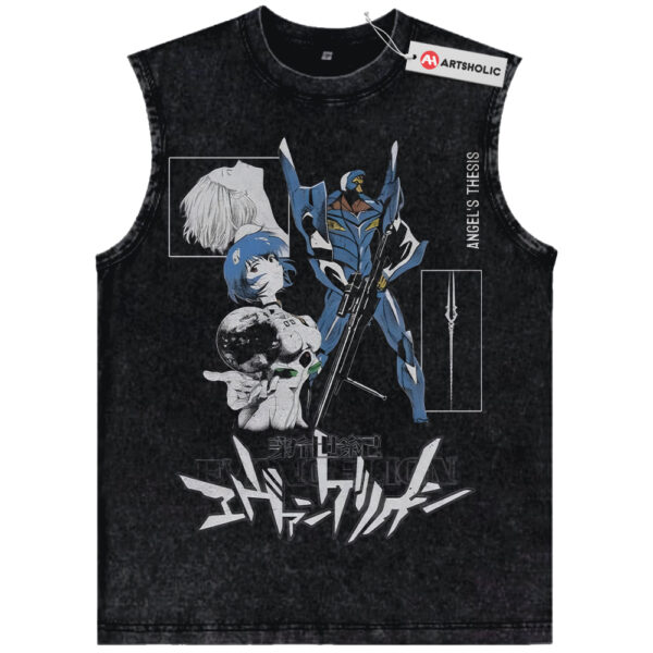 Rei Ayanami Tank Top, Neon Genesis Evangelion Tank Top, Anime Tank Top, Vintage Tank Top