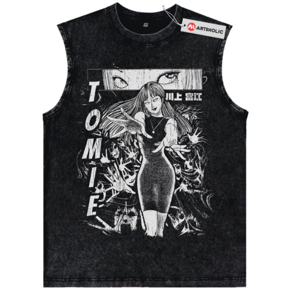 Tomie Tank Top, Junji Ito Collection Tank Top, Anime Tank Top, Halloween Tank Top, Vintage Tank Top