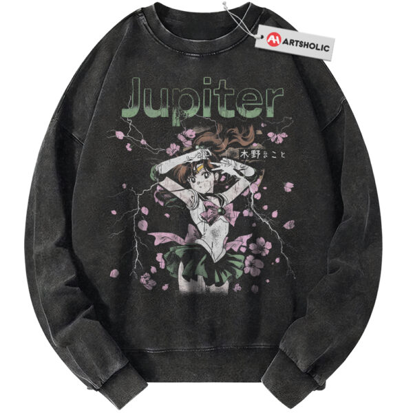 Makoto Kino Sweatshirt, Sailor Jupiter Sweatshirt, Sailor Moon Sweatshirt, Anime Sweatshirt, Vintage Sweater