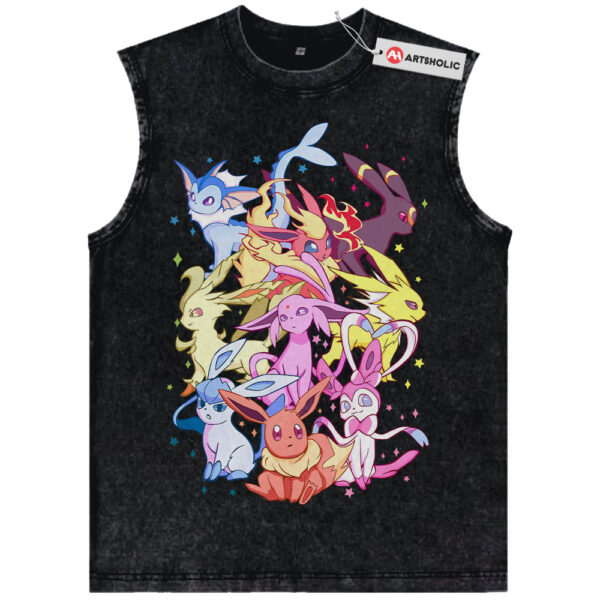 Eevee Evolutions Tank Top, Pokemon Tank Top, PKM Tank Top, Valentine's Day Tank Top, Anime Tank Top, Vintage Tank Top