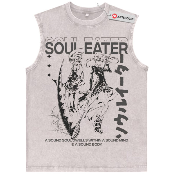 Soul Evans and Maka Albarn Tank Top, Soul Eater Tank Top, Anime Tank Top, Vintage Tank Top