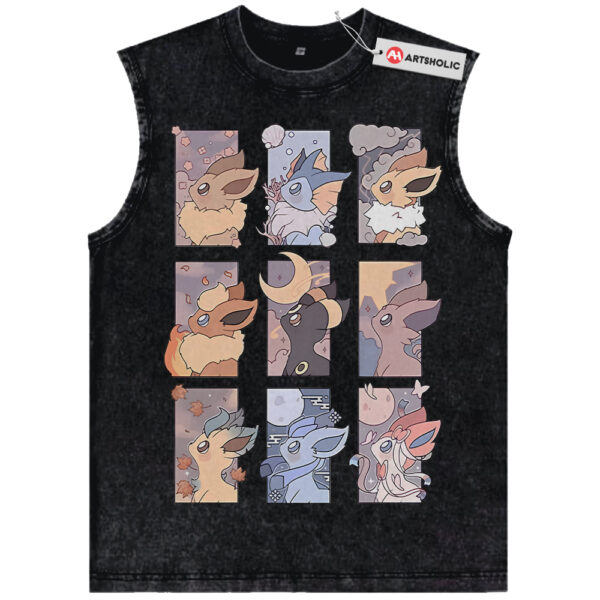 Eevee Evolutions Tank Top, Pokemon Tank Top, PKM Tank Top, Anime Tank Top, Vintage Tank Top