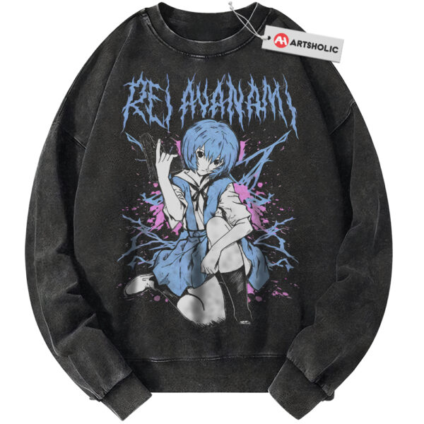 Rei Ayanami Sweatshirt, Anime Sweatshirt, Vintage Sweater