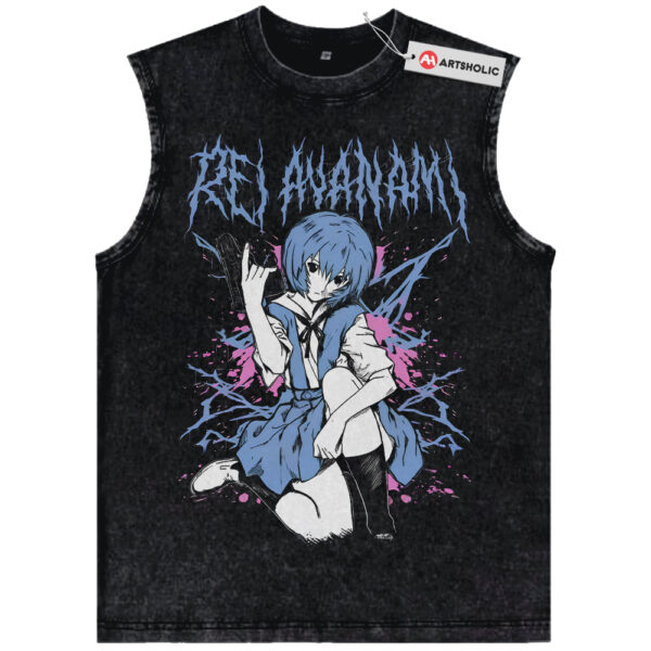 Rei Ayanami Tank Top, Anime Tank Top, Vintage Tank Top