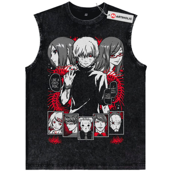 Tokyo Ghoul Tank Top, Anime Tank Top, Vintage Tank Top