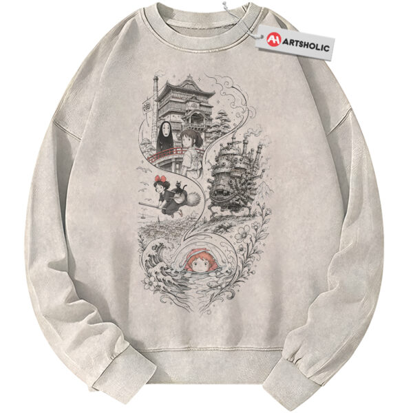 Studio Ghibli Sweatshirt, Anime Sweatshirt, Vintage Sweatshirt