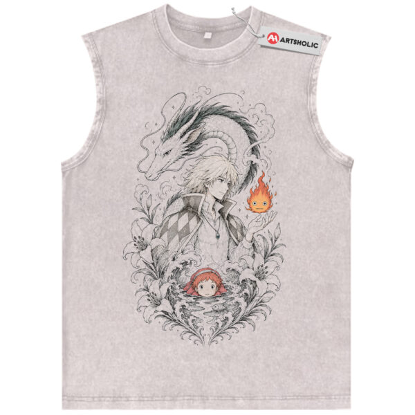 Studio Ghibli Tank Top, Anime Tank Top, Vintage Tank Top