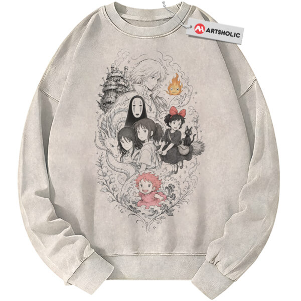 Studio Ghibli Sweatshirt, Anime Sweatshirt, Vintage Sweater