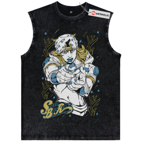 Johnny Joestar Tank Top, JoJo's Bizarre Adventure Tank Top, Anime Tank Top, Vintage Tank Top