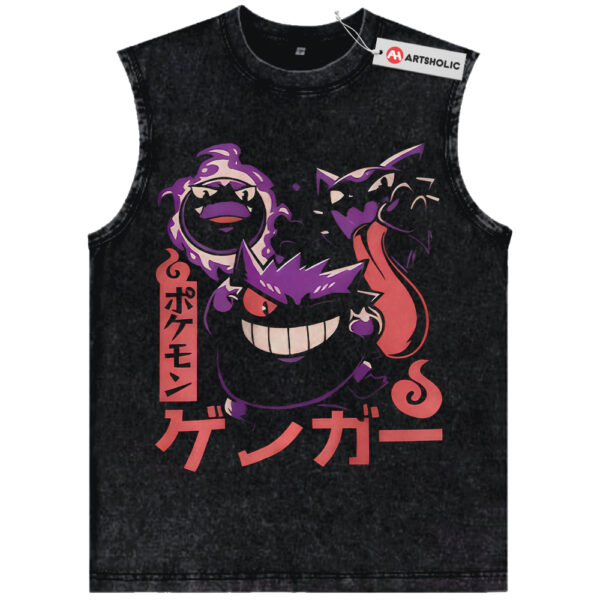 Gengar Tank Top, Haunter Tank Top, Gatsly Tank Top, Pokemon Tank Top, PKM Tank Top, Anime Tank Top, Vintage Tank Top