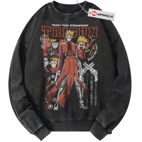 Vash the Stampede Sweatshirt, Trigun Sweatshirt, Anime Sweatshirt, Vintage Sweatshirt