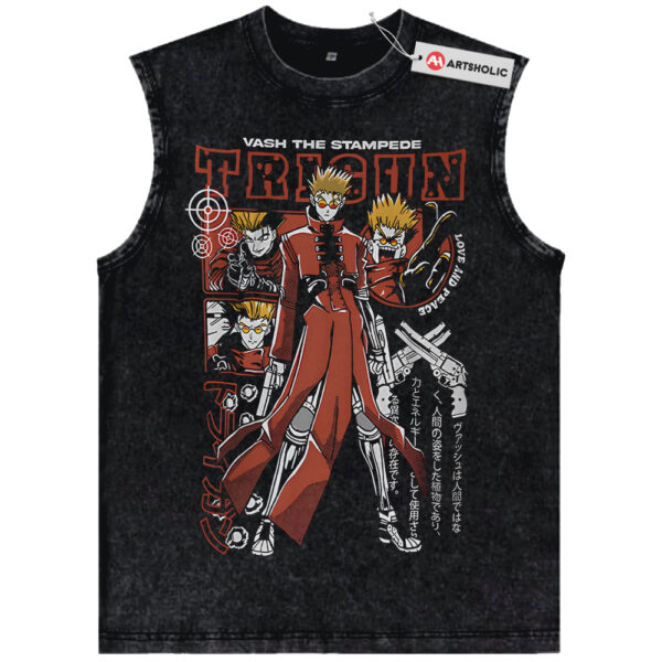 Vash the Stampede Tank Top, Trigun Tank Top, Anime Tank Top, Vintage Tank Top