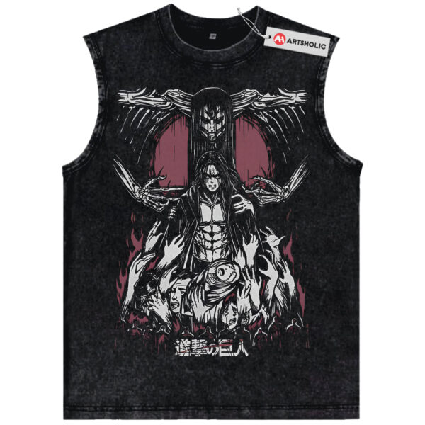 Eren Yeager Tank Top, Attack on Titan Tank Top, AOT Tank Top, Anime Tank Top, Vintage Tank Top