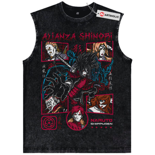 Madara vs 5 Kage Tank Top, Naruto Tank Top, Anime Tank Top, Vintage Tank Top