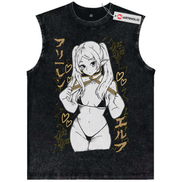 Frieren: Beyond Journey's End Tank Top, Anime Tank Top, Vintage Tank Top