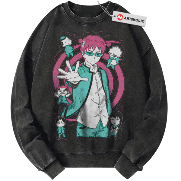 Saiki Kusuo Sweatshirt, The Disastrous Life of Saiki K Sweatshirt, Anime Sweatshirt, Vintage Sweater