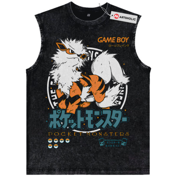 Arcanine Tank Top, Pokemon Tank Top, Anime Tank Top, Vintage Tank Top