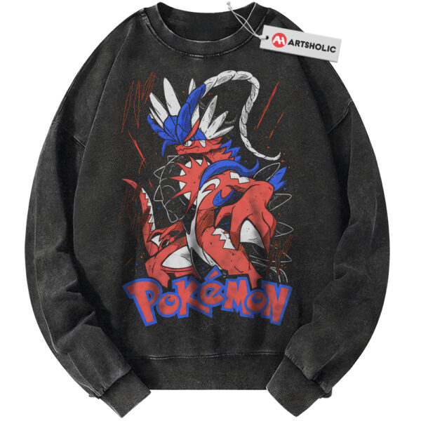Koraidon Sweatshirt, Pokemon Sweatshirt, Anime Sweatshirt, Vintage Sweater