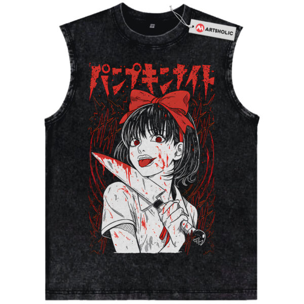 Naoko Kirino Tank Top, Pumpkin Night Tank Top, Halloween Tank Top, Anime Tank Top, Vintage Tank Top