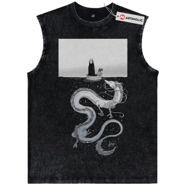 Haku Tank Top, Chihiro Tank Top, No Face Tank Top, Spirited Away Tank Top, Studio Ghibli Tank Top, Anime Tank Top, Vintage Tank Top